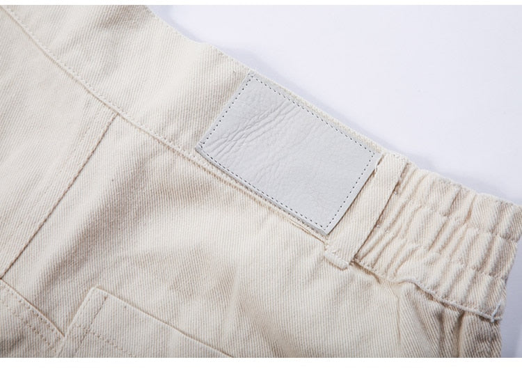 Men High Street Elastic Waist Fashion Baggy Hip Hop Style Men Streetwear | Vimost Shop.