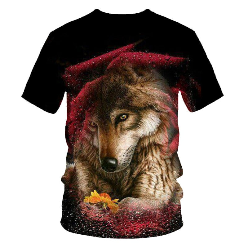 Wolf T shirt Women Snow Clothing Jungle Tshirt Tops Clothes 3d T-shirt Womens Hip hop Sexy Top Tee Female | Vimost Shop.