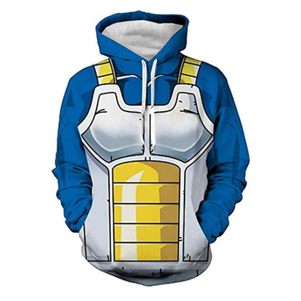Dragon ball Anime 3D hoodies Men Women Hooded Sweatshirt Dragonball Son Goku Casual Pockets Streetwear Autumn Tops - Vimost Shop
