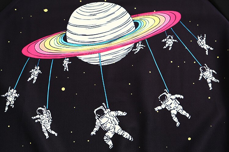 Women O-Neck UFO Print Harajuku Style Sweatshirt | Vimost Shop.