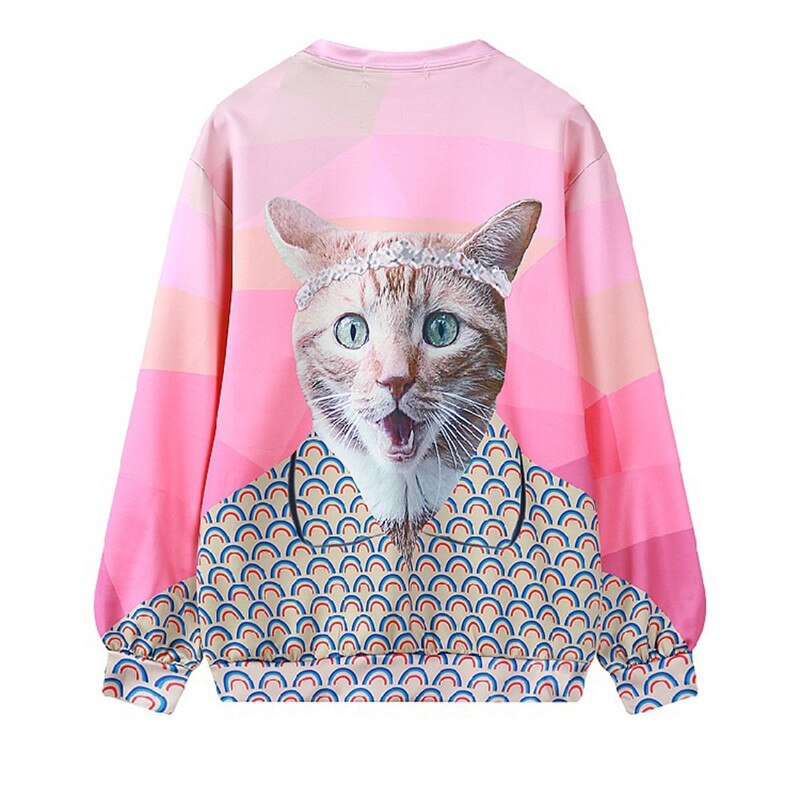 Autumn Winter Harajuku Cat Style Sweatshirt | Vimost Shop.