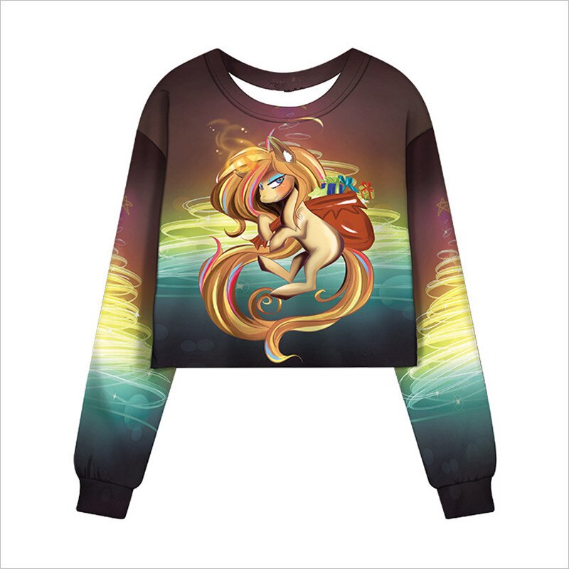 Women Harajuku Loose3D Digital Printed Sweatshirt | Vimost Shop.