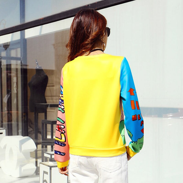 Women Fashion Korean Style Long Sleeve Sweatshirt | Vimost Shop.