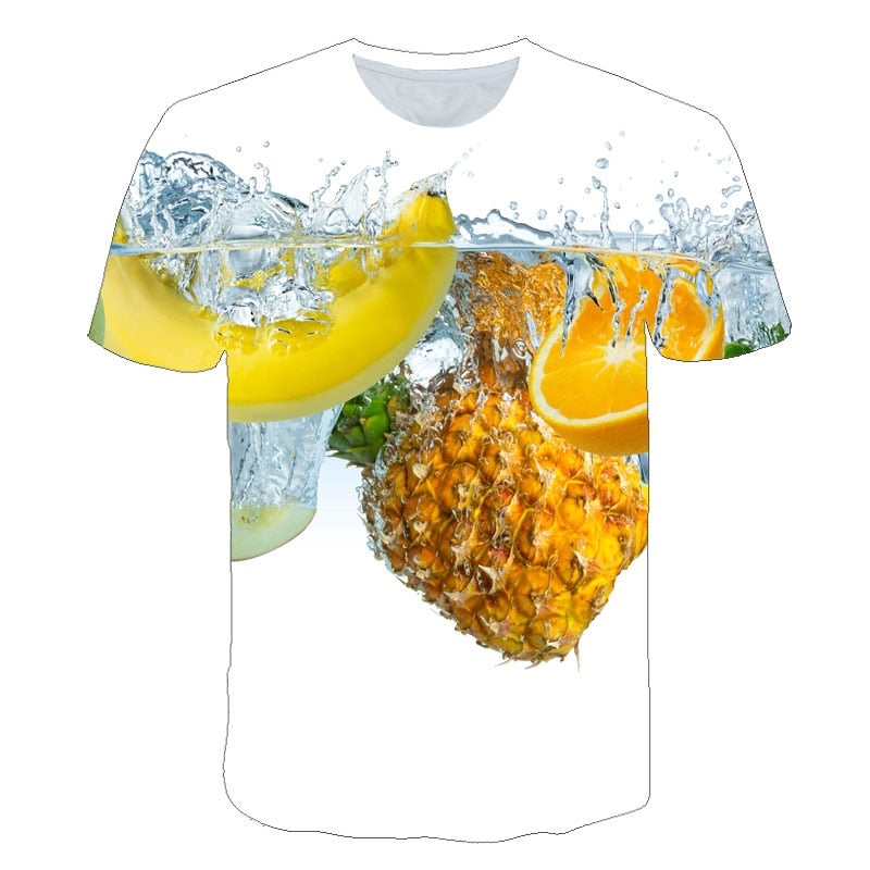Fruits Food 3D t shirt Men Cans of Beer Printed Hip Hop Crewneck short Sleeve Men/Women t-shirt tee tops Wholesale | Vimost Shop.