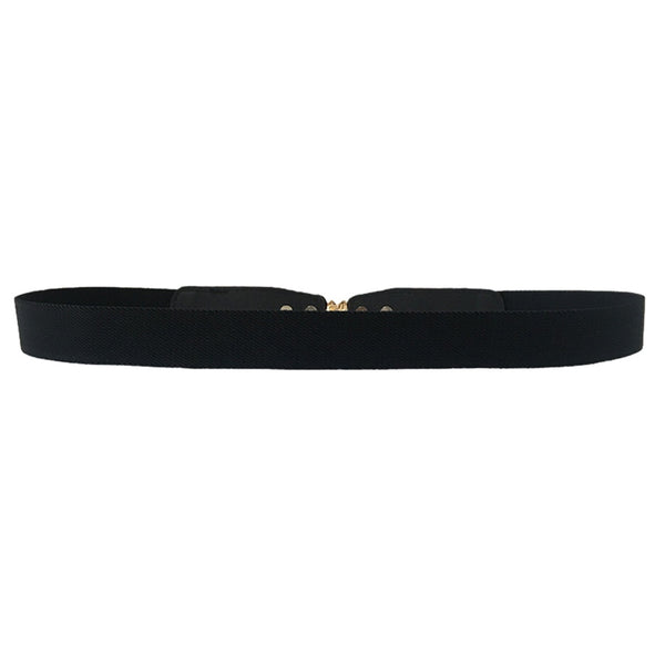 Women Waist Band Fashion PU Black White Thin Elastic Waist Belt Dress Apparel Accessories Mujer Belt For Ladies Hot Sale | Vimost Shop.