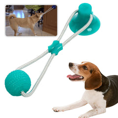 3Pcs Multifunction Pet Molar Bite Dog Toys Rubber Chew Ball Cleaning Teeth Safe Elasticity Soft Puppy Suction Cup Dog Biting Toy | Vimost Shop.