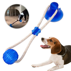 3Pcs Multifunction Pet Molar Bite Dog Toys Rubber Chew Ball Cleaning Teeth Safe Elasticity Soft Puppy Suction Cup Dog Biting Toy | Vimost Shop.