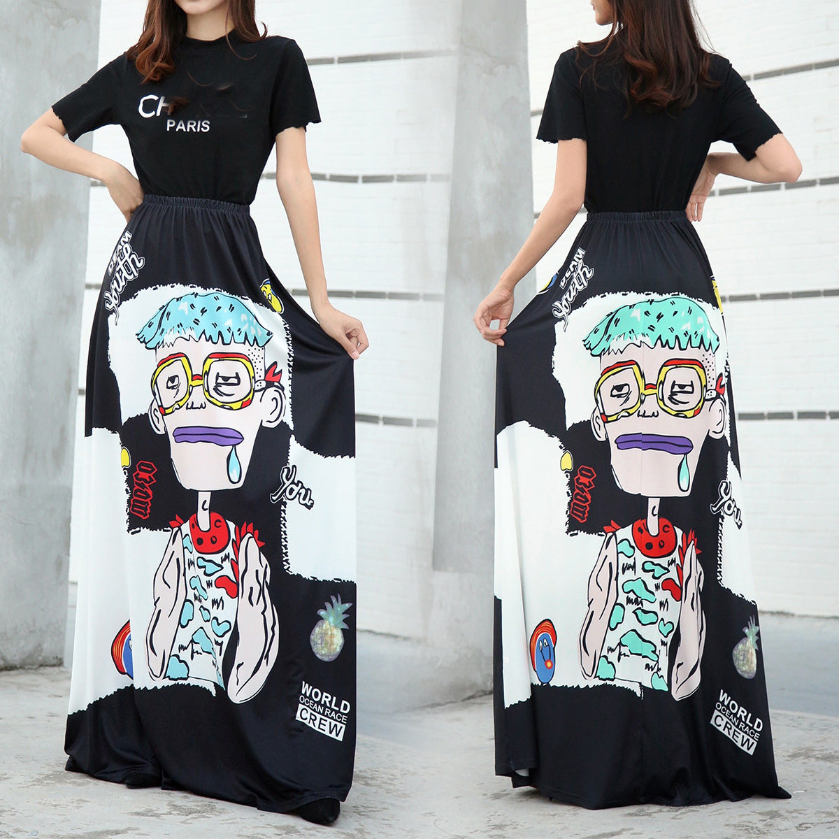 Women's Bud Skirt Mouse Waist Long Skirts | Vimost Shop.
