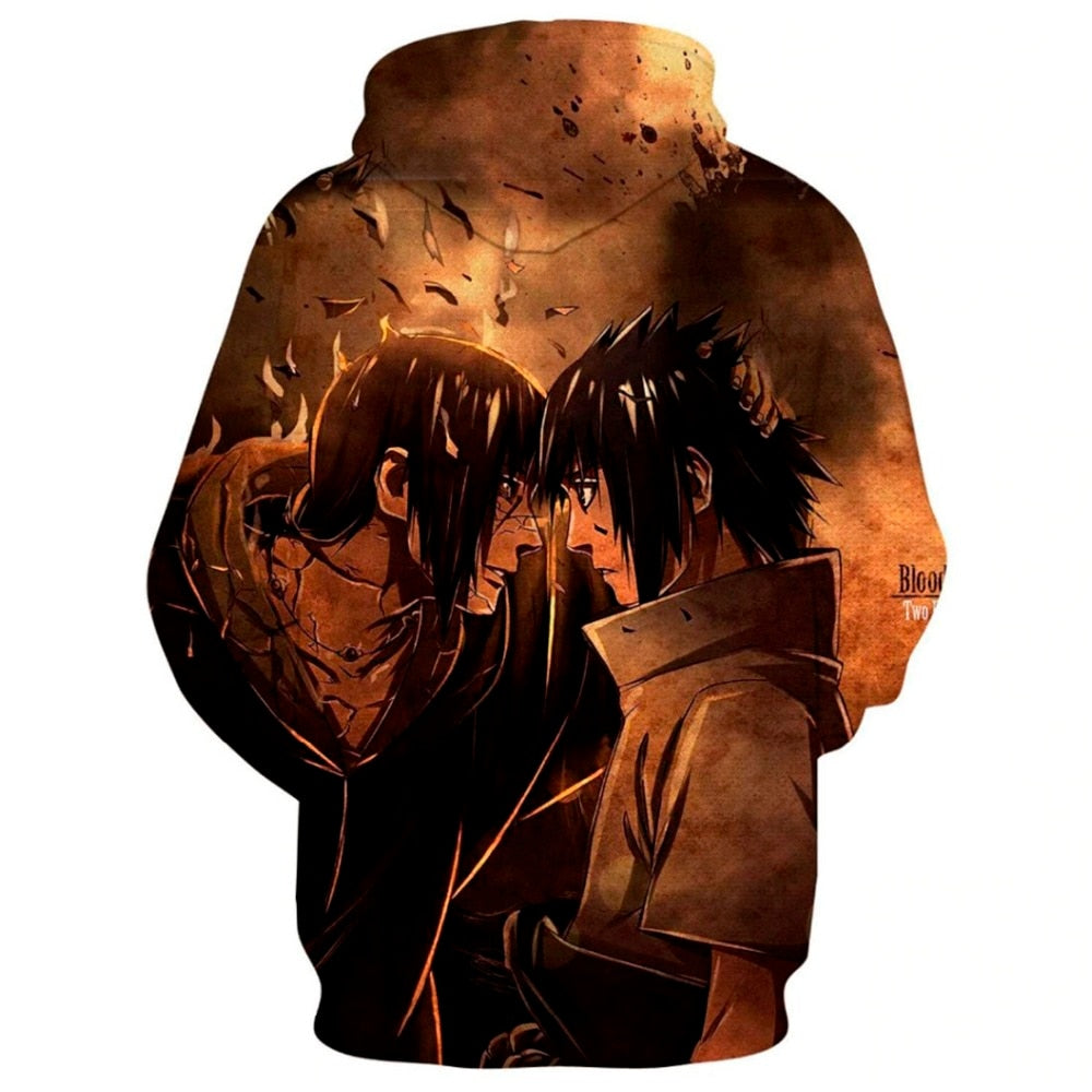 Naruto Series 3D Print Hoodies Men pullovers Anime Sasuke Uchiha Women Hoody Casual Sweatshirt Streetwear Harajuku Coat Tops | Vimost Shop.