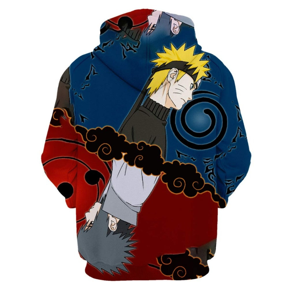 Naruto Series 3D Print Hoodies Men pullovers Anime Sasuke Uchiha Women Hoody Casual Sweatshirt Streetwear Harajuku Coat Tops | Vimost Shop.