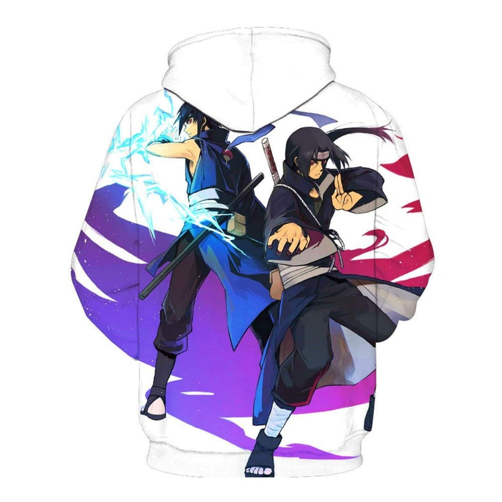 Naruto Series 3D Print Hoodies Men pullovers Anime Sasuke Uchiha Women Hoody Casual Sweatshirt Streetwear Harajuku Coat Tops | Vimost Shop.