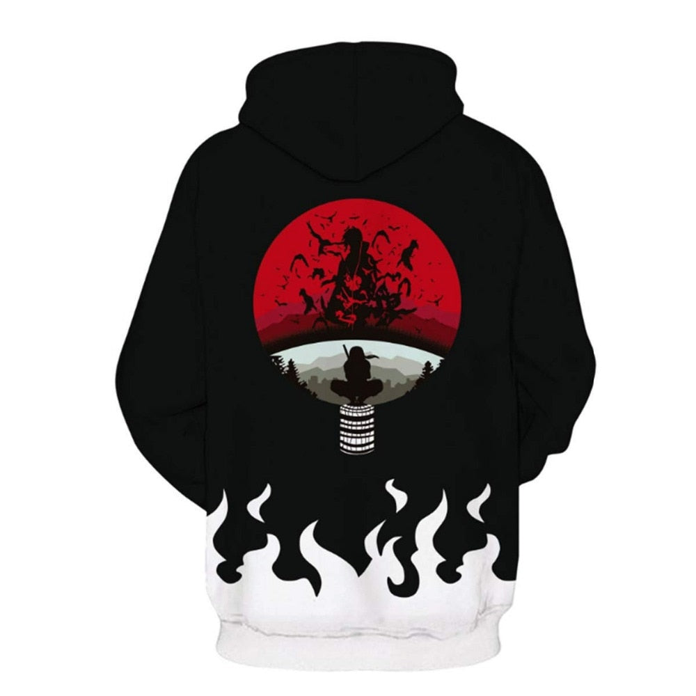 Naruto Series 3D Print Hoodies Men pullovers Anime Sasuke Uchiha Women Hoody Casual Sweatshirt Streetwear Harajuku Coat Tops | Vimost Shop.