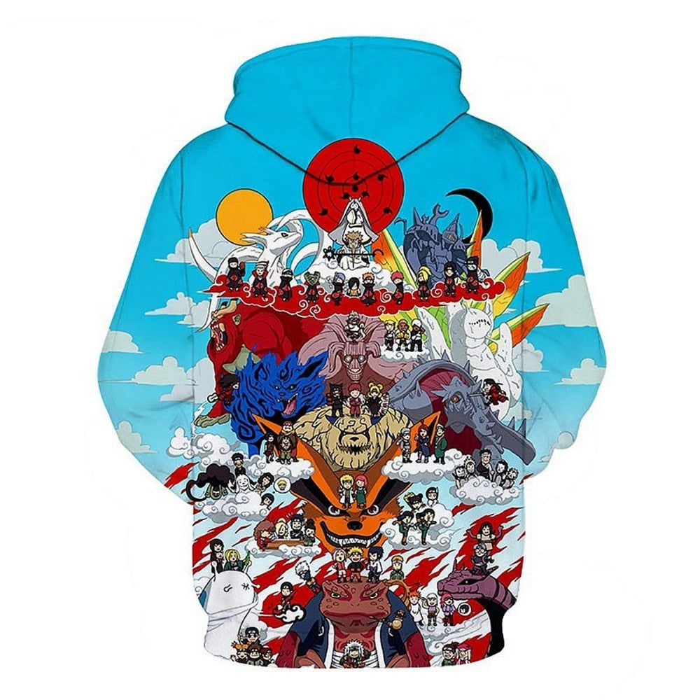 Naruto Series 3D Print Hoodies Men pullovers Anime Sasuke Uchiha Women Hoody Casual Sweatshirt Streetwear Harajuku Coat Tops | Vimost Shop.