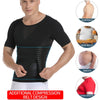 Mens Body Shaper Compression Shirts Abdomen Shapewear Tummy Slimming Sheath Gynecomastia Shapers Corset Waist Trainer Fajas Tops | Vimost Shop.