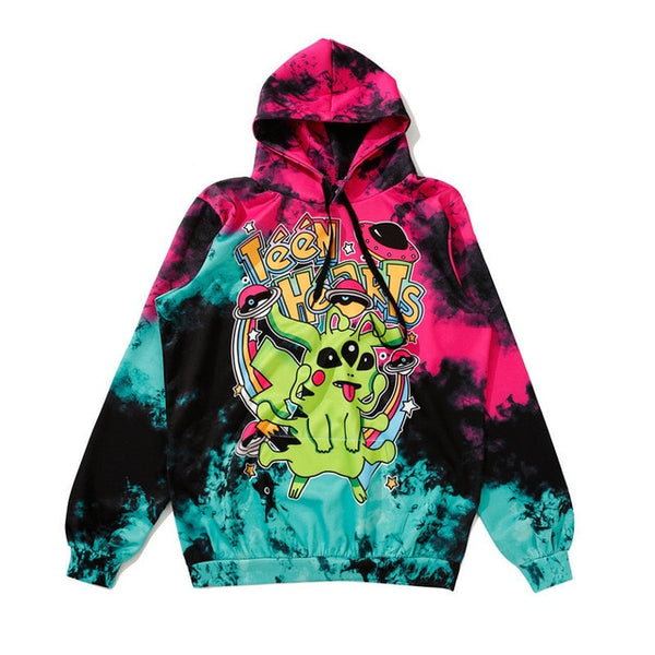 Three-Eyed Monster 3D Digital Print Sweatshirt Women Hooded Long Sleeve Autumn Winter Hoodies | Vimost Shop.