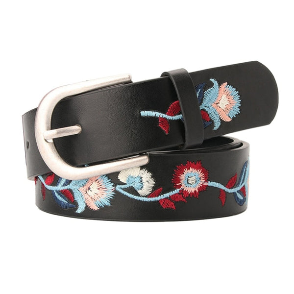 Fahion Embroidery Belts For Women Elegant Flower Waistband For Jeans Corset Belts For Women's Dress Accessories | Vimost Shop.