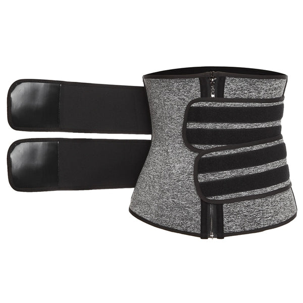 Women Waist Trainer Corset Sauna Sweat Faja Sport Girdle Slimming Shaper Abdominal Trimmer Belt Straps Modeling Black Plus Size | Vimost Shop.
