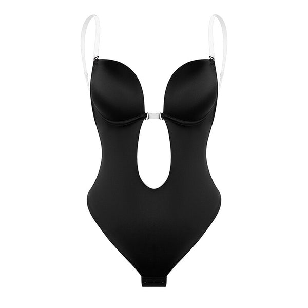 Sexy Underwear Women Body Shaper Bra Deep U Seamless Wedding Waist Trainer Full Slips Dress Cup G-string Bodysuits | Vimost Shop.