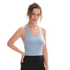 Flexible  Sport Fitness Crop Tops Women Soft Nylon Running Yoga Gym | Vimost Shop.