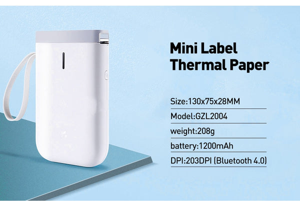 Wireless Label Printer Portable Pocket Label Printer Handheld BT Connection Fast Printing for Home Office impresoras | Vimost Shop.