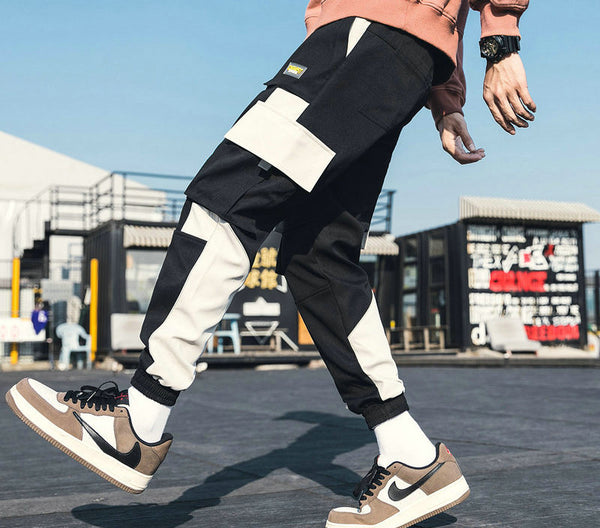 Streetwear Pockets Men's Jogger Pants Hip Hop Sweatpants Joggers Trousers Tactical Mens Pants Cargo Harem Pants Men | Vimost Shop.
