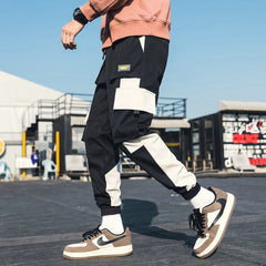 Streetwear Pockets Men's Jogger Pants Hip Hop Sweatpants Joggers Trousers Tactical Mens Pants Cargo Harem Pants Men | Vimost Shop.