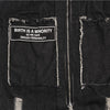 Hip Hop Hole Hooded Long Trench Jackets Coats Men Raw Edge Cloak Male Capes Gothic Punk Steampunk Overcoat Print Denim Full GUYI | Vimost Shop.