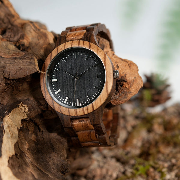 Wood Watch Men erkek kol saati Week Display Date Japan Quartz Men' Watches Accept Logo Drop Shipping | Vimost Shop.