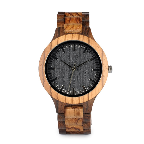 Wood Watch Men erkek kol saati Week Display Date Japan Quartz Men' Watches Accept Logo Drop Shipping | Vimost Shop.