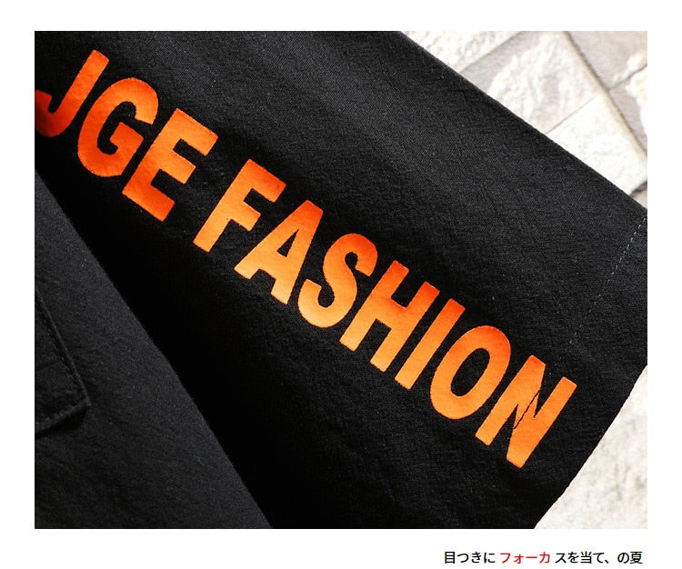 White Oversized Cotton Military Mens Blouses Fashion Summer Casual Shirts Top Men Loose Short Sleeve Japanese Male Blouse | Vimost Shop.