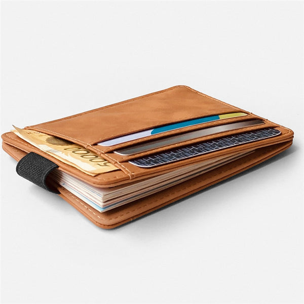 Men Wallet Fashion Leather Multi-card Card Holder Soft Skin Card Holder Package Solid ID Card Holder Key Case Porte Feuille | Vimost Shop.