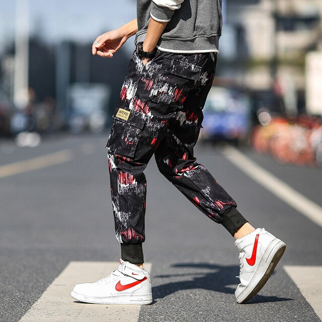 Streetwear Cargo Pants Men Hip Hop Pants Mens 2020 Autumn Harem Pant Harajuku Jogger Sweatpant Casual Trousers Male Pants | Vimost Shop.