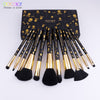 Makeup Brushes 12PCS Make Up Brush Set Powder Contour Eyeshadow Eye Shadow Brushes Soft Synthetic Hair Brush Kit | Vimost Shop.