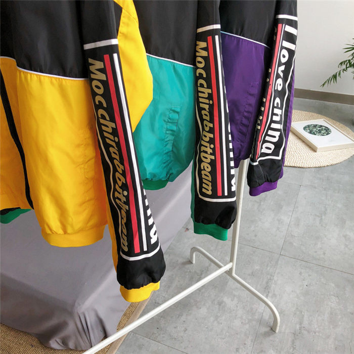 Jacket Men Windbreaker Autumn Hip Hop Couple Thin Jacket Windbreaker Patchwork Multi Pockets Casual Track Coat Streetwear | Vimost Shop.