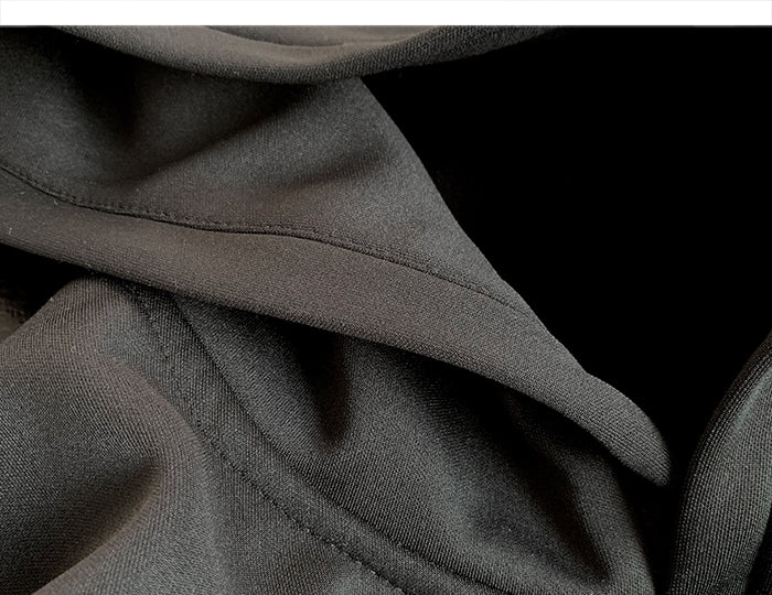 Letter Embroidered Hip Hop Cloak Long Jacket Men Casual Streetwear Harajuku Pockets Turtleneck Trench Coats Male | Vimost Shop.