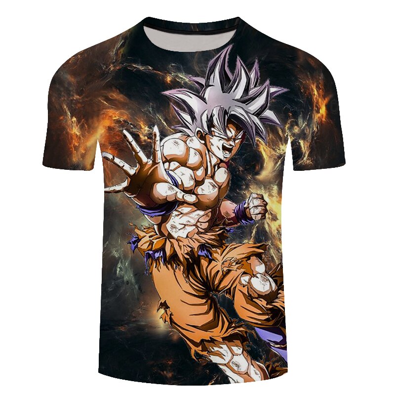 Goku Dragon Ball Z 3d T Shirt Summer Hipster Short Sleeve Tee Tops Men/Women Anime DBZ Harajuk T-Shirts Homme | Vimost Shop.