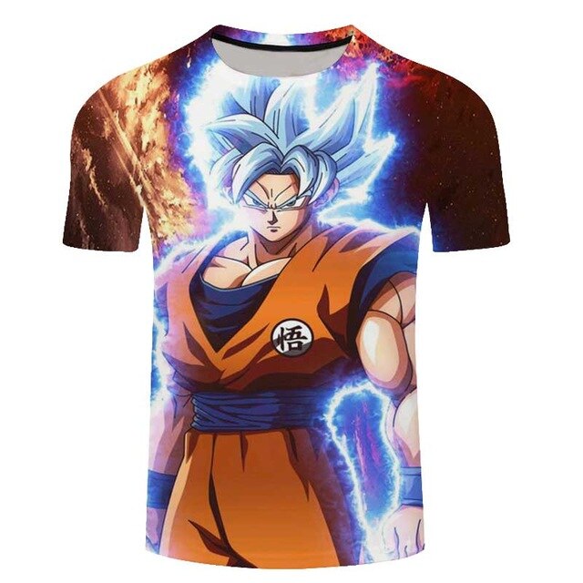 Goku Dragon Ball Z 3d T Shirt Summer Hipster Short Sleeve Tee Tops Men/Women Anime DBZ Harajuk T-Shirts Homme | Vimost Shop.