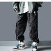 Techwear Cargo Pants Men Multi Pockets Hip Hop Casual Streetwear Trousers Joggers Elastic Waist Sweatpants | Vimost Shop.