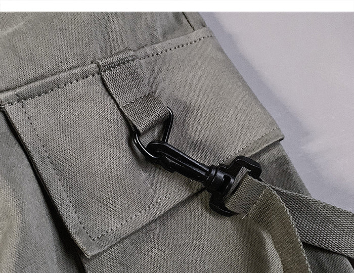 Techwear Cargo Pants Men Multi Pockets Hip Hop Casual Streetwear Trousers Joggers Elastic Waist Sweatpants | Vimost Shop.