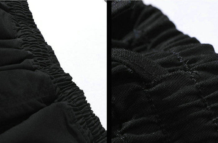 Streetwear Ribbons Casual Pants Men Black Slim Mens Joggers Pants Side-pockets Cotton Camouflage Man Trousers | Vimost Shop.
