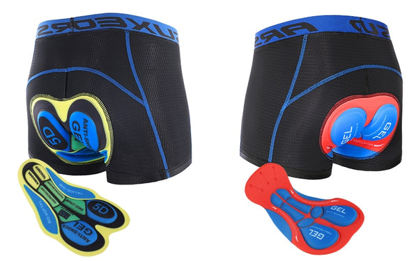 Cycling Underwear Upgrade 3D Gel Pad Cycling Shorts Mountain Bike MTB Shorts Bicycle Underpants Shockproof Men Women