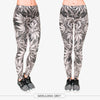 Women Clothing Ladies Legins Full Length Weeds 3D Graphic Printing Legging Sexy Punk Pants Leggings | Vimost Shop.