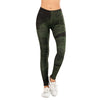 Women Legging Line Green graffiti Printing Fitness leggins Slim legins Soft and stretchy Leggings | Vimost Shop.