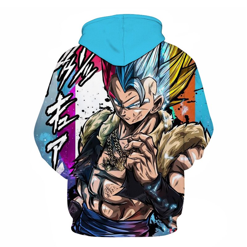 Dragon Ball Super 3D Hoodie Men /Women Spring Autumn Fashion Sweatshirt Unisex Japanese Anime Goku Print Jacket Outerwear - Vimost Shop