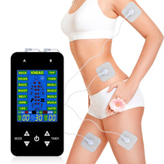 Multi-mode EMS Tens Acupuncture Body Massager Pulse Muscle Stimulator Electrode Pads Digital Therapy Pain Relief Machine | Vimost Shop.