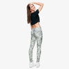 Women Money Dollar Graphic Full Printing Pants Legins Ladies Legging Stretchy Trousers Slim Fit Leggings | Vimost Shop.