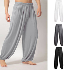 Fashion Men's Casual Solid Loose Sweatpants Trousers Jogger Dancing yoga Pant leggins yoga sports tights Dropshiping#B40