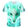 Newest Wolf 3D Print Animal Cool Funny T-Shirt Men Short Sleeve Summer Tops Male T Shirt Fashion Breathable With Short | Vimost Shop.