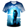 Newest Wolf 3D Print Animal Cool Funny T-Shirt Men Short Sleeve Summer Tops Male T Shirt Fashion Breathable With Short | Vimost Shop.