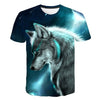 Newest Wolf 3D Print Animal Cool Funny T-Shirt Men Short Sleeve Summer Tops Male T Shirt Fashion Breathable With Short | Vimost Shop.